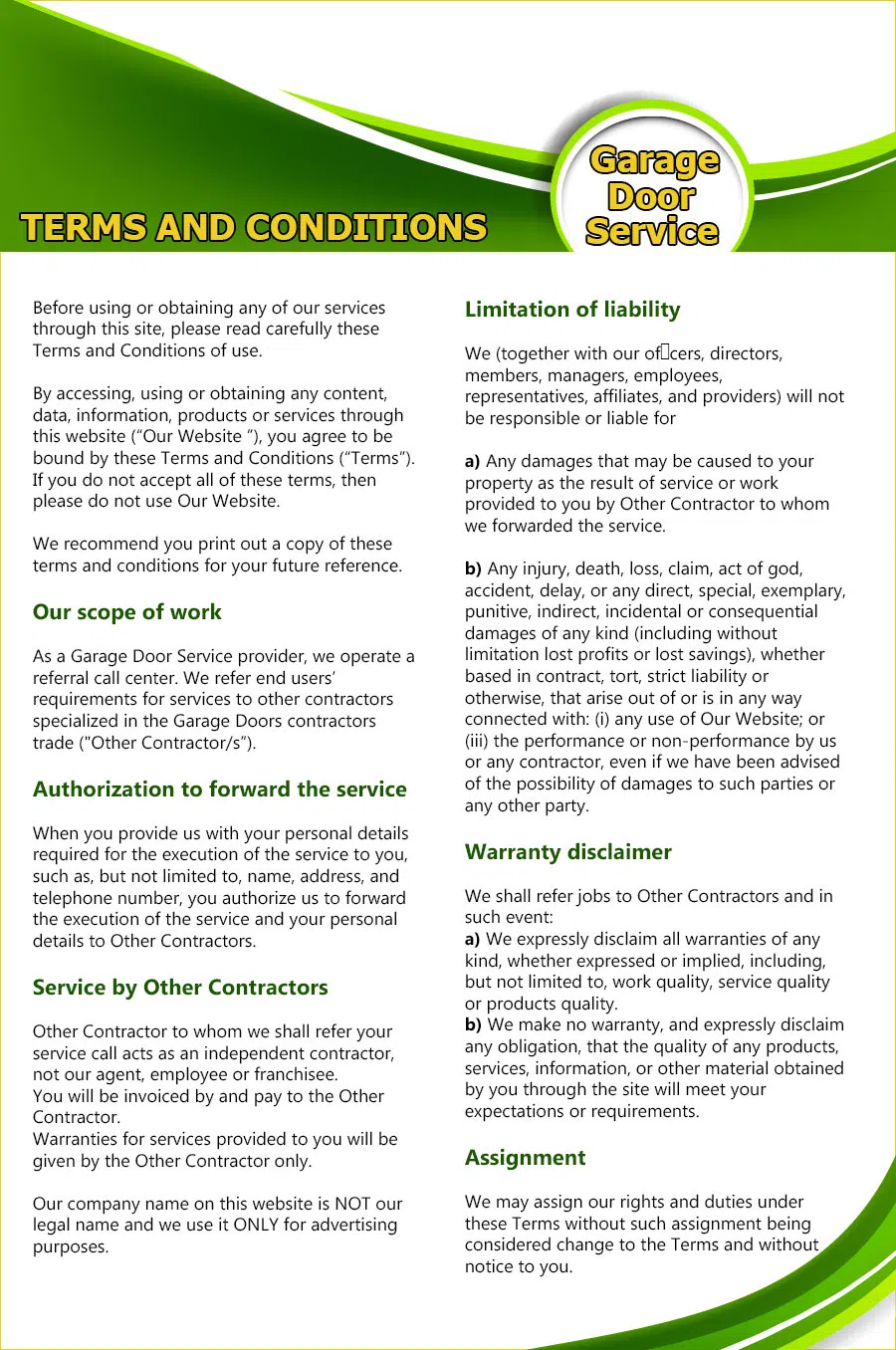 Master Garage Door Service St Cloud, FL 407-569-2710